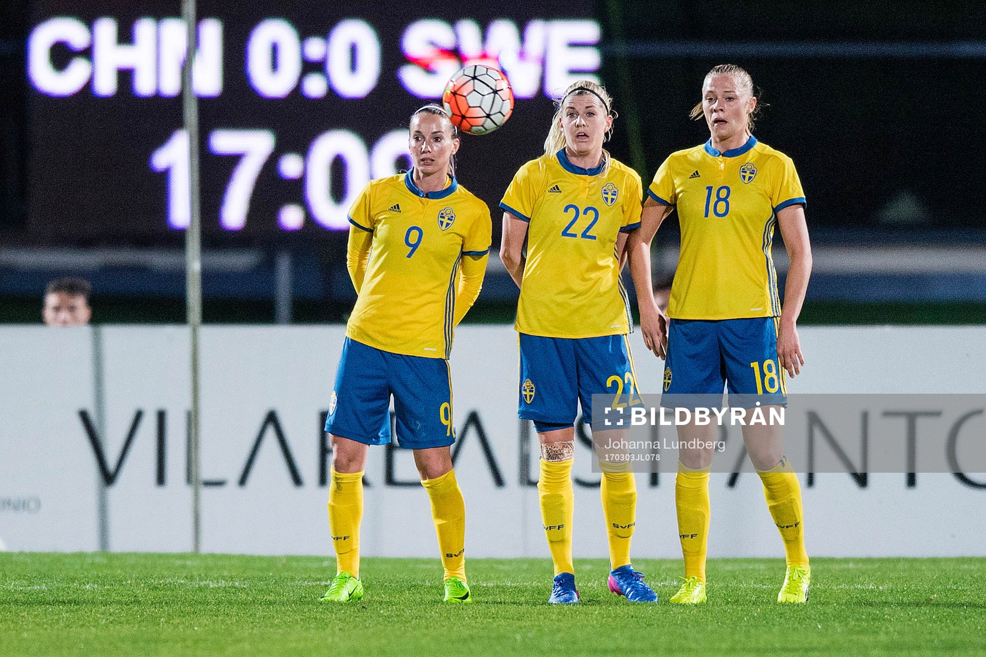 Sveriges Kosovare Asllani, Olivia Schough och Fridolina