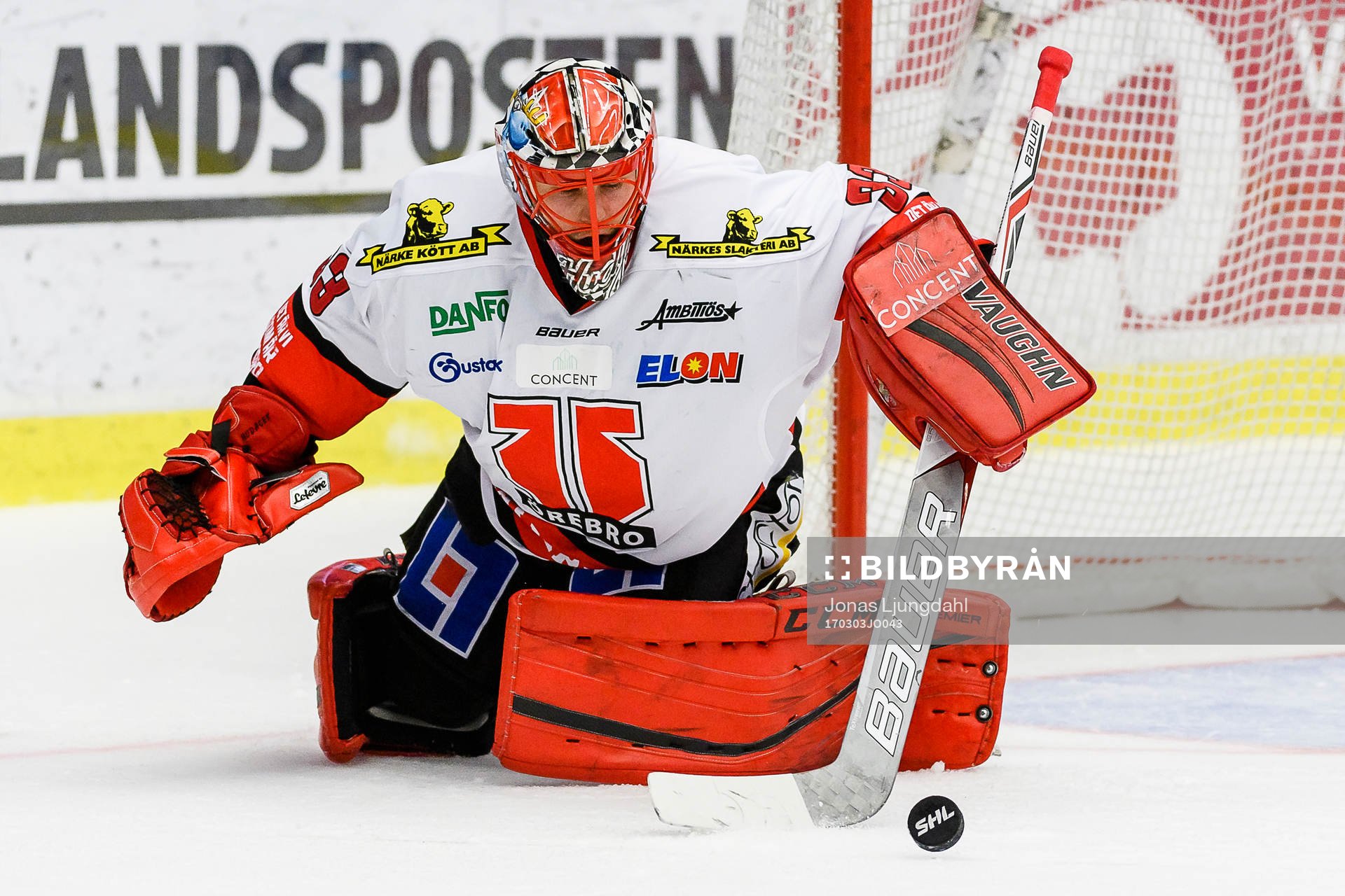 Örebros målvakt Julius Hudacek