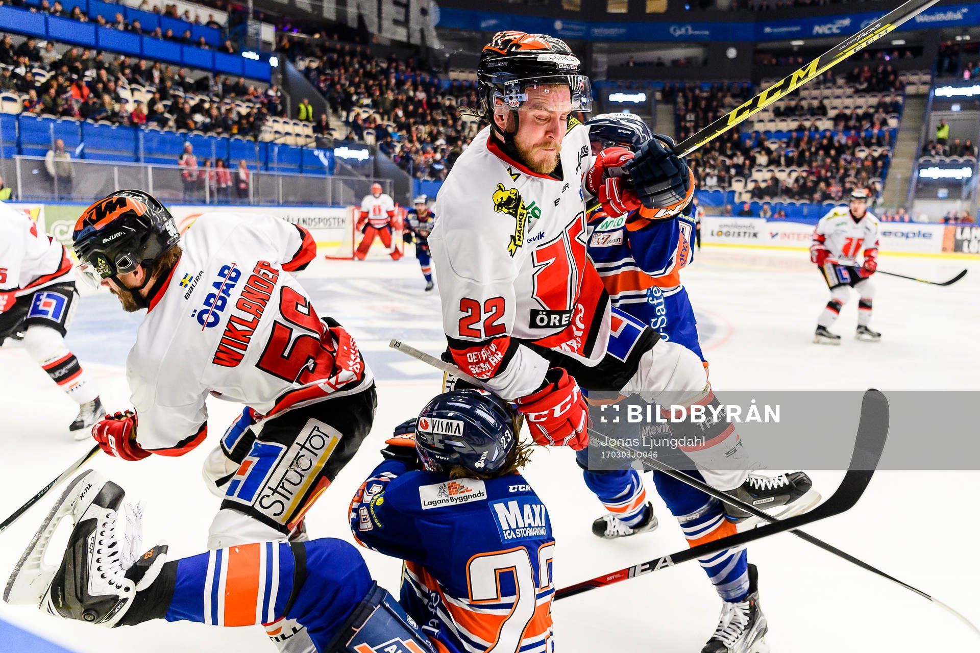 Växjös Ville Leino och Josh Hennessy