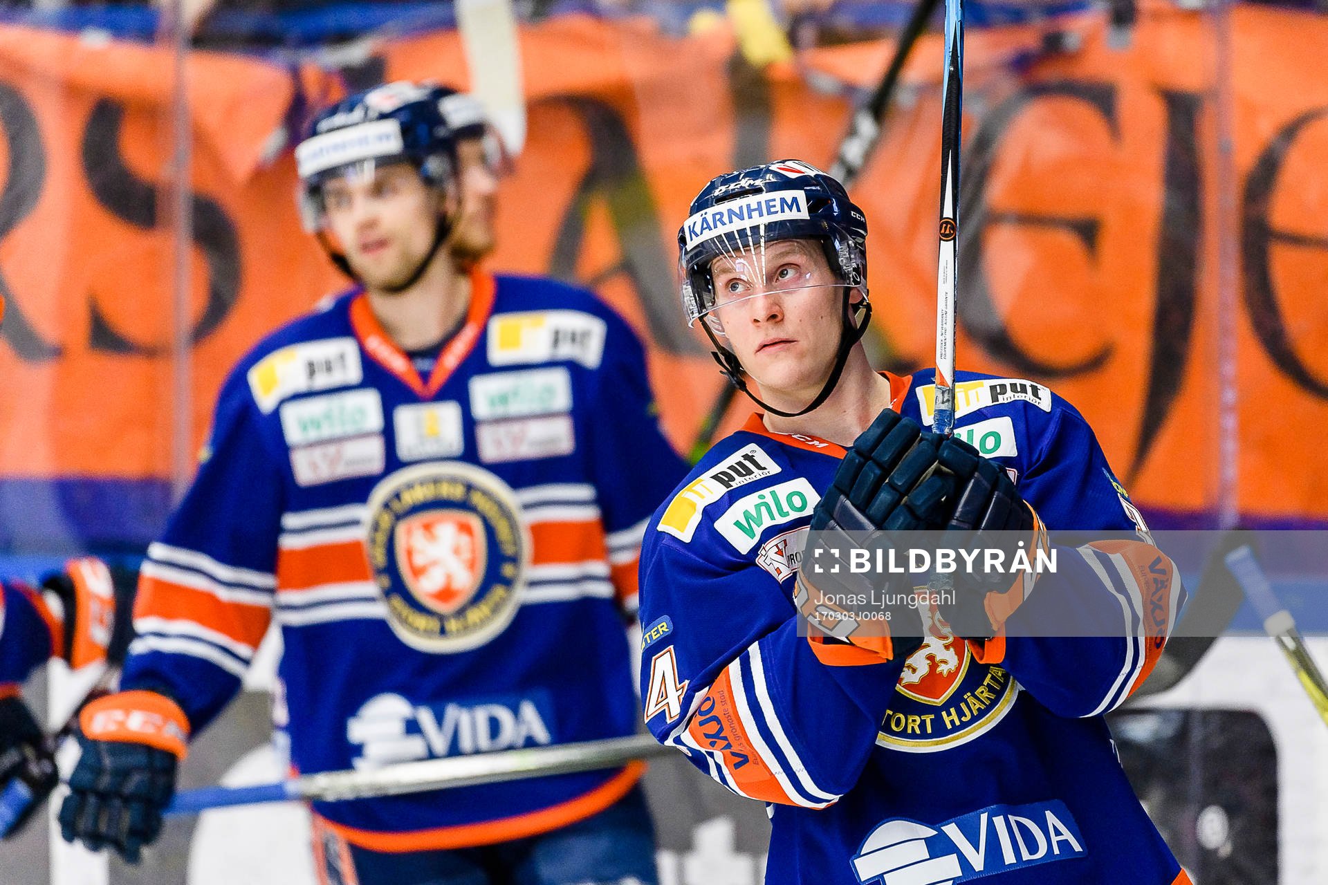 Växjös Olli Palola jublar