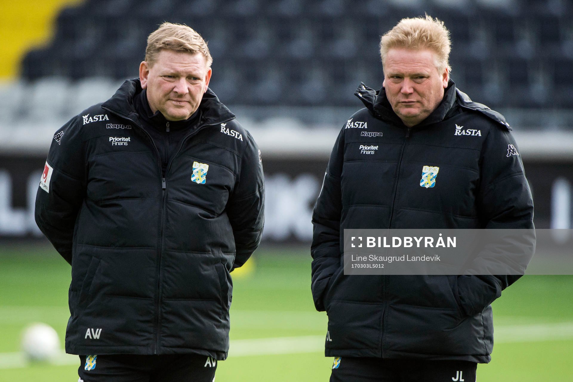 Assisterande tränare Alf Westerberg och tränare Jörgen