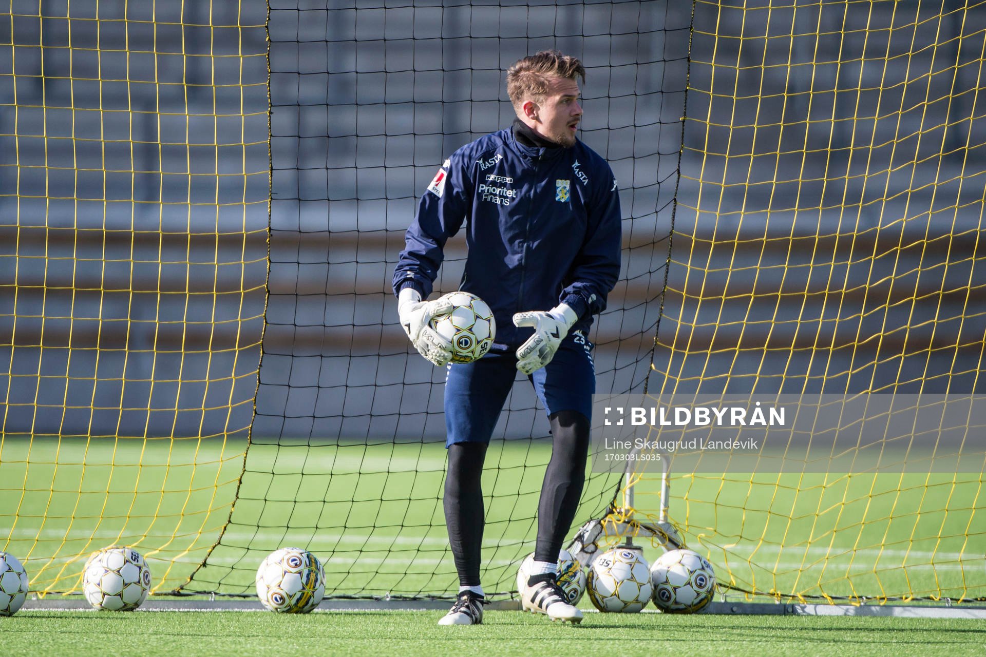 Målvakt Erik Dahlin
