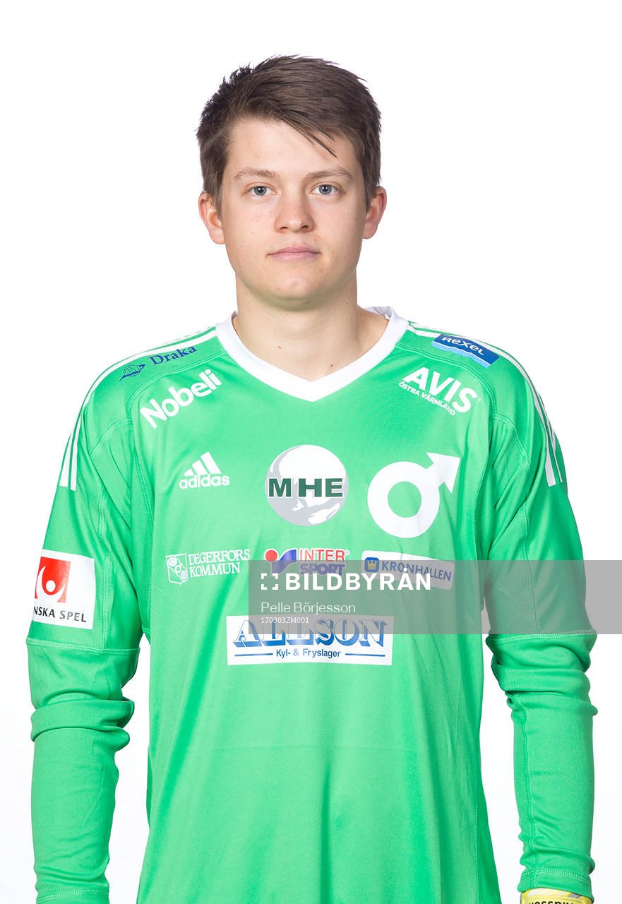 Degerfors målvakt Oscar Klasson
