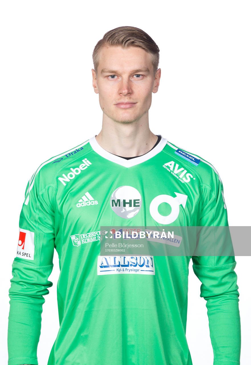 Degerfors målvakt Jesse Öst