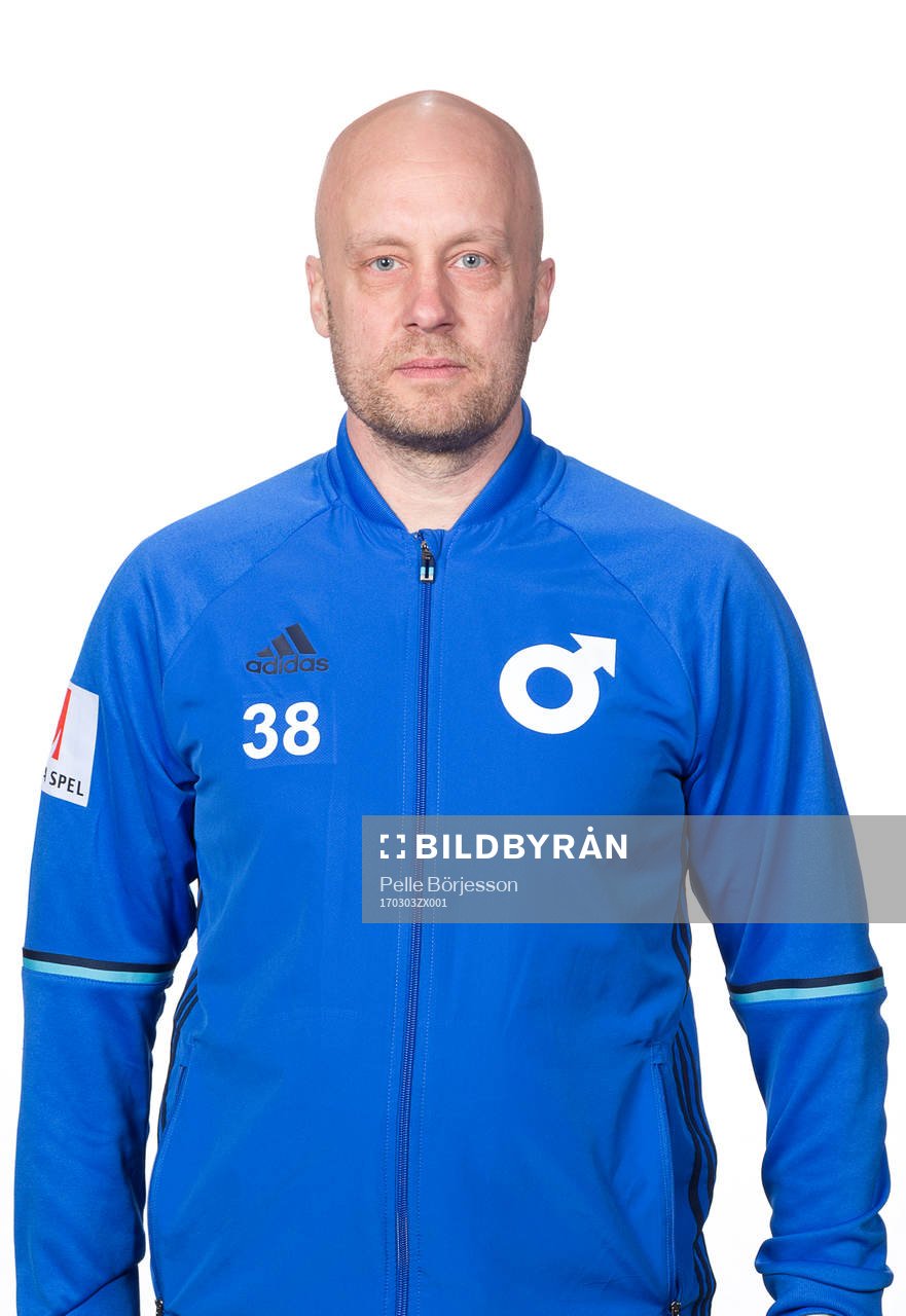 Degerfors målvakts tränare Jonas De Abreu Skyllkvist poserar för ett porträtt den 3 mars 2017 i Degerfors.