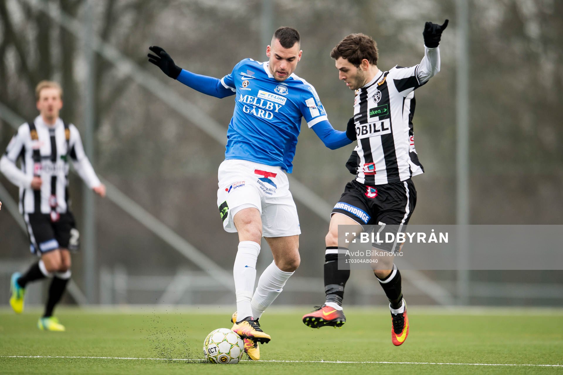 Trelleborgs Dino Islamovic och Landskronas Alexander Tkacz
