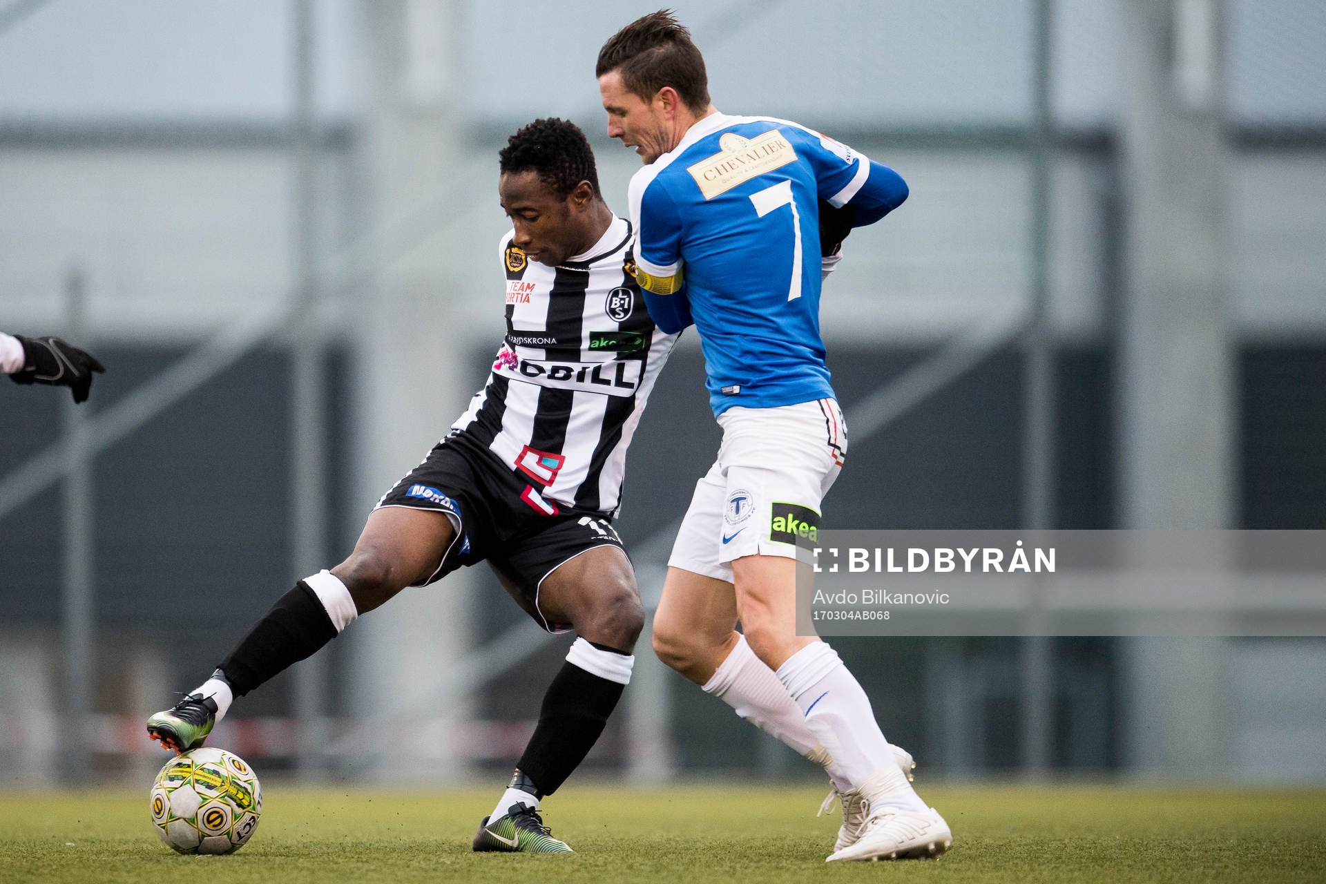 Landskronas Karim Sadat och Trelleborgs Kristian Haynes