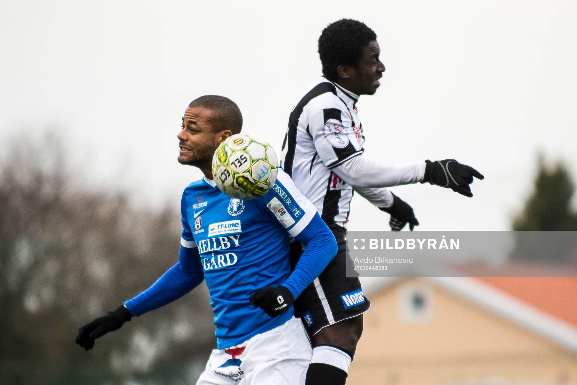 Trelleborgs Salif Camara Jönsson och Landskronas Edafe
