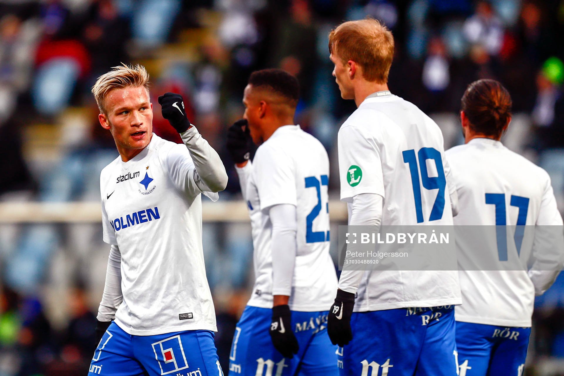 Norrköpings Nicklas Bärkroth jublar