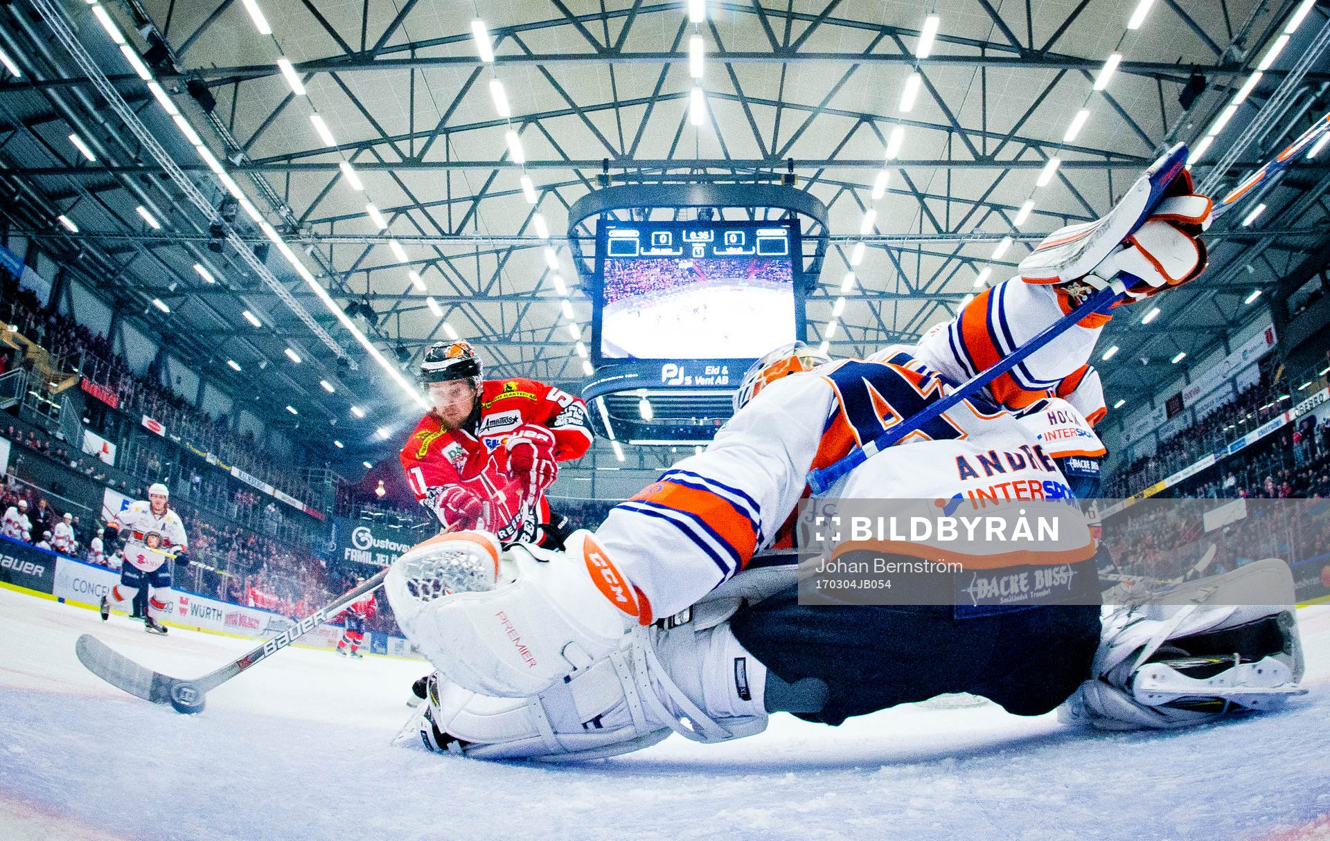 Örebros Gustaf Fransen gör 1-0 och sitt första mål i