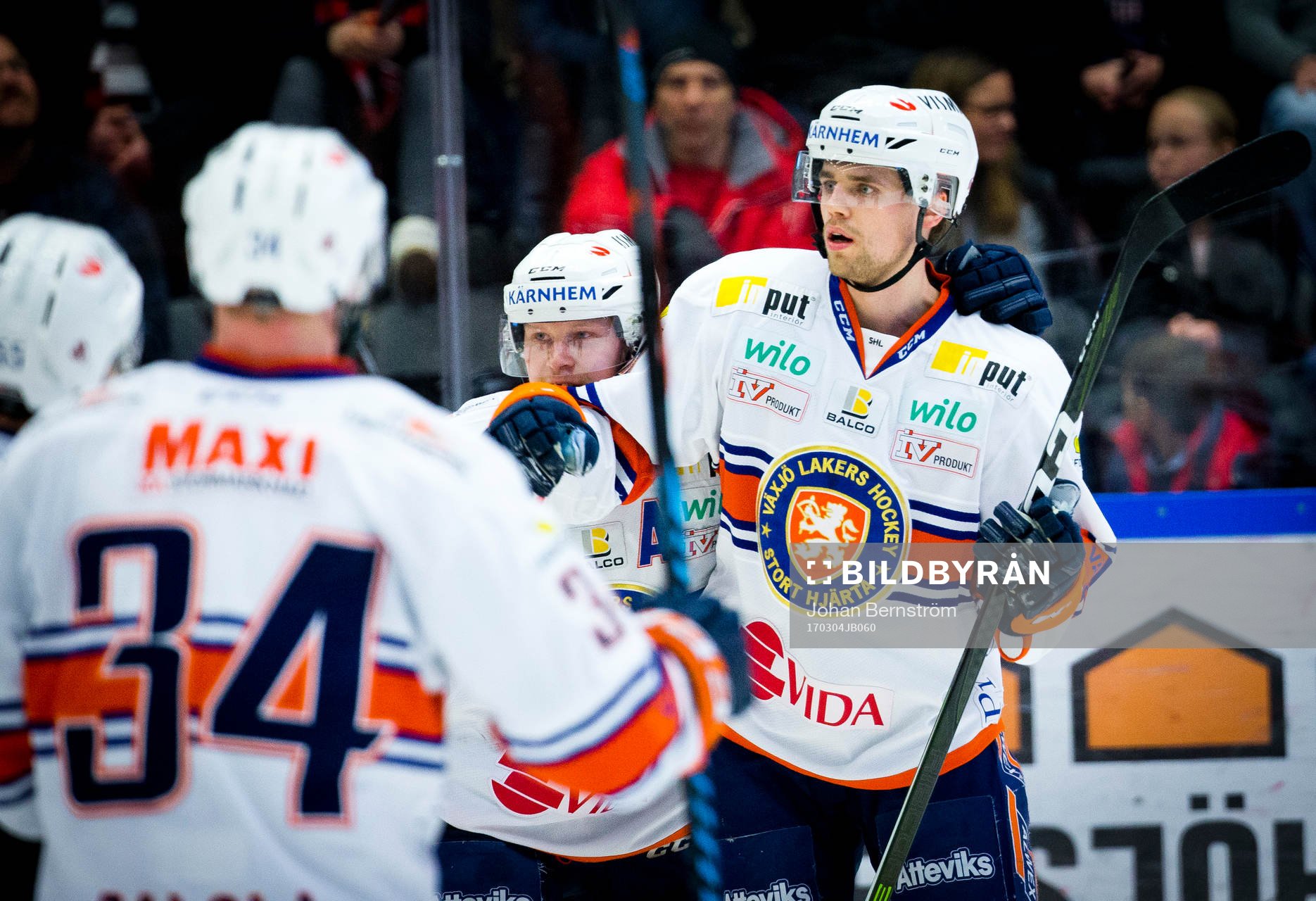 Växjös Emil Pettersson gör 2-3 och jublar