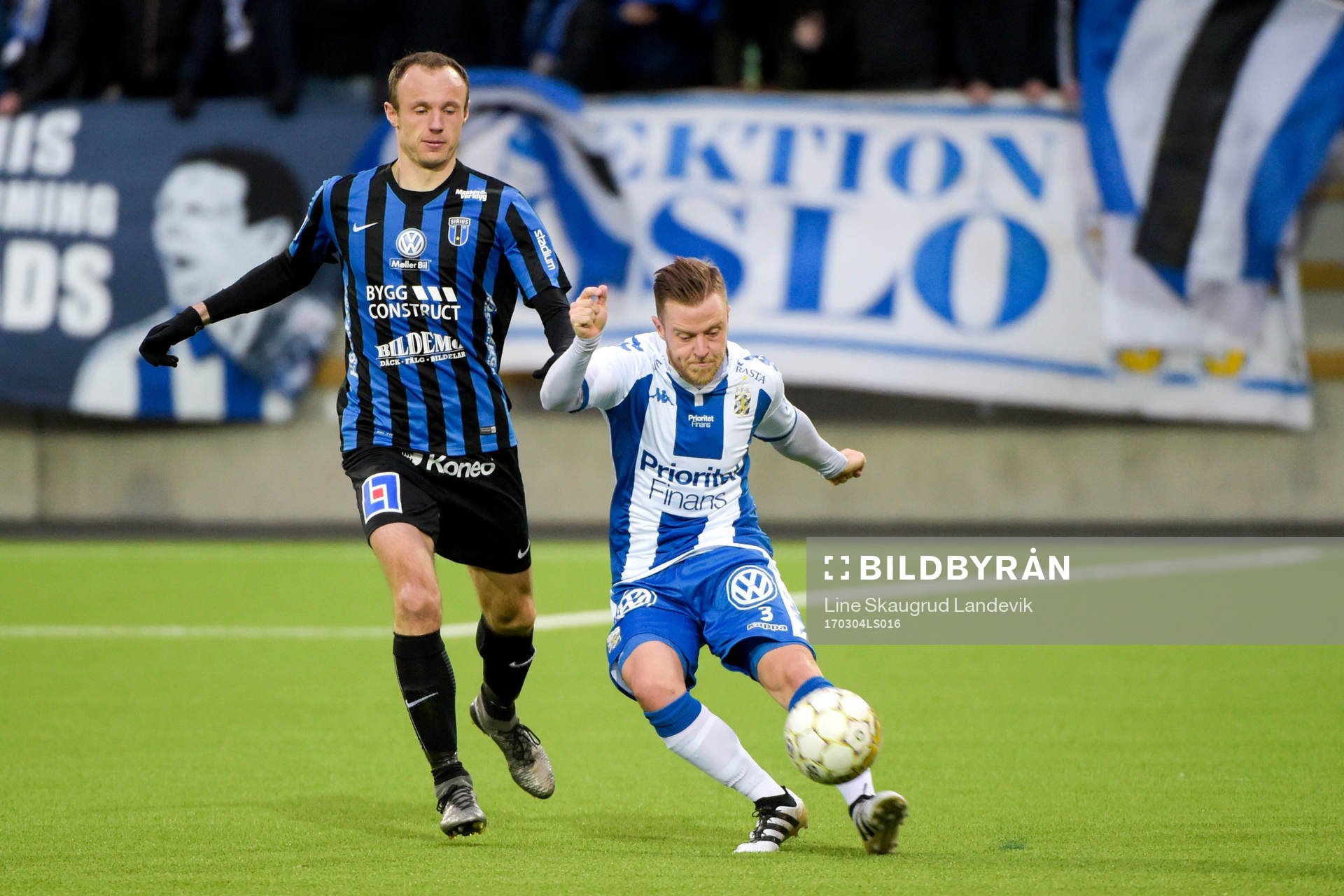 Sirius Dragan Kapcevic och IFK Göteborgs Scott Jamieson