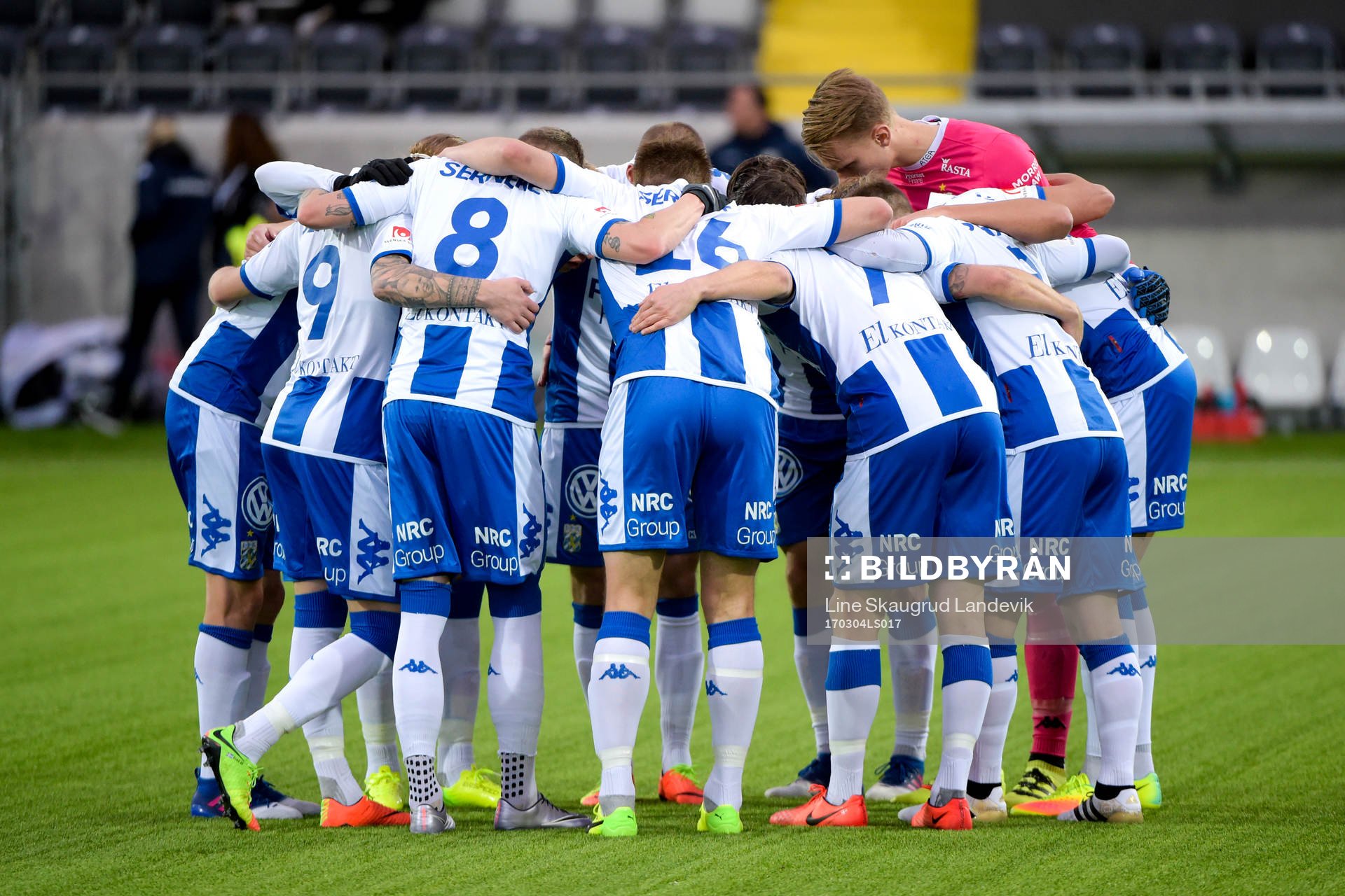 IFK Göteborg laddar för andra halvlek