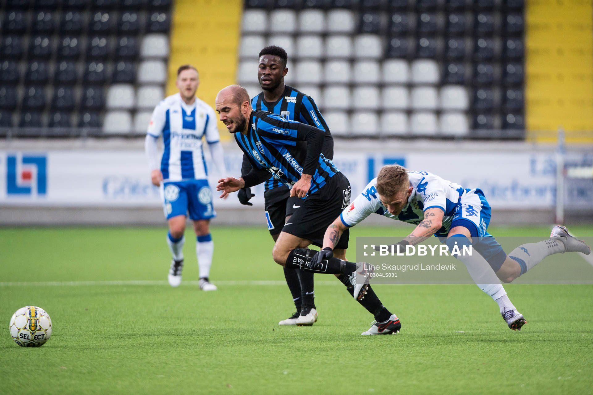Sirius Karl Larson och IFK Göteborgs Sören Rieks