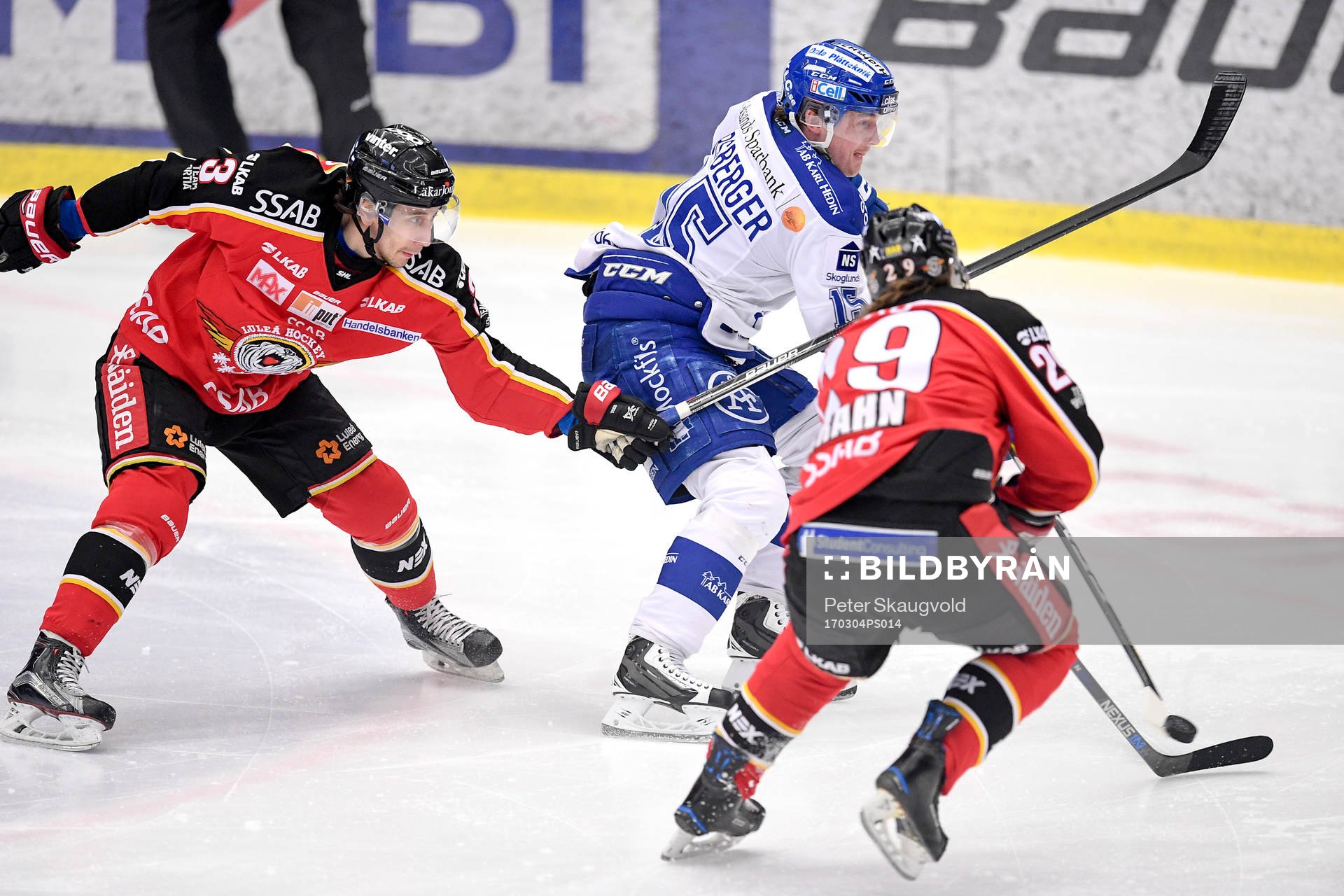 Leksands Johan Porsberger och Luleås Daine Todd och Viktor