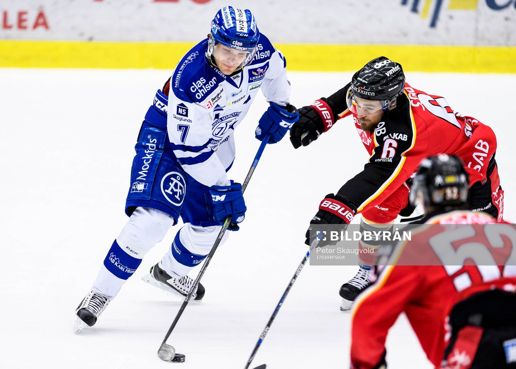 Leksands Johan Olofsson med pucken
