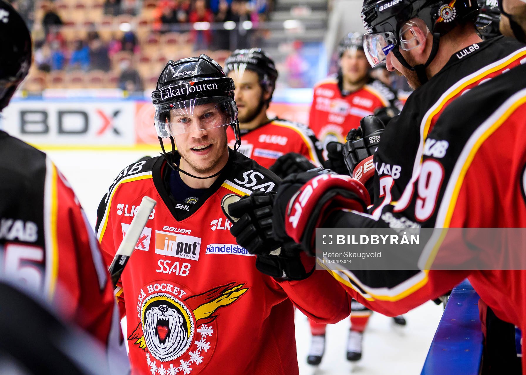 Luleås Andreas Falk jublar