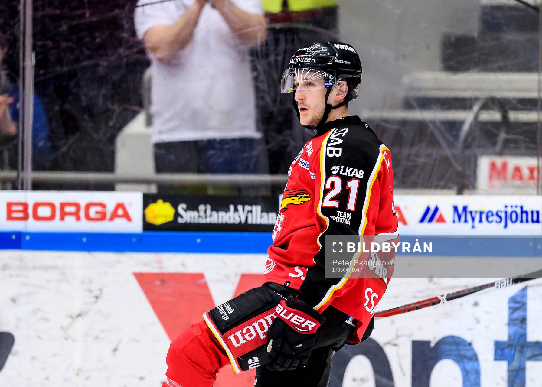 Luleås Bill Sweatt jublar