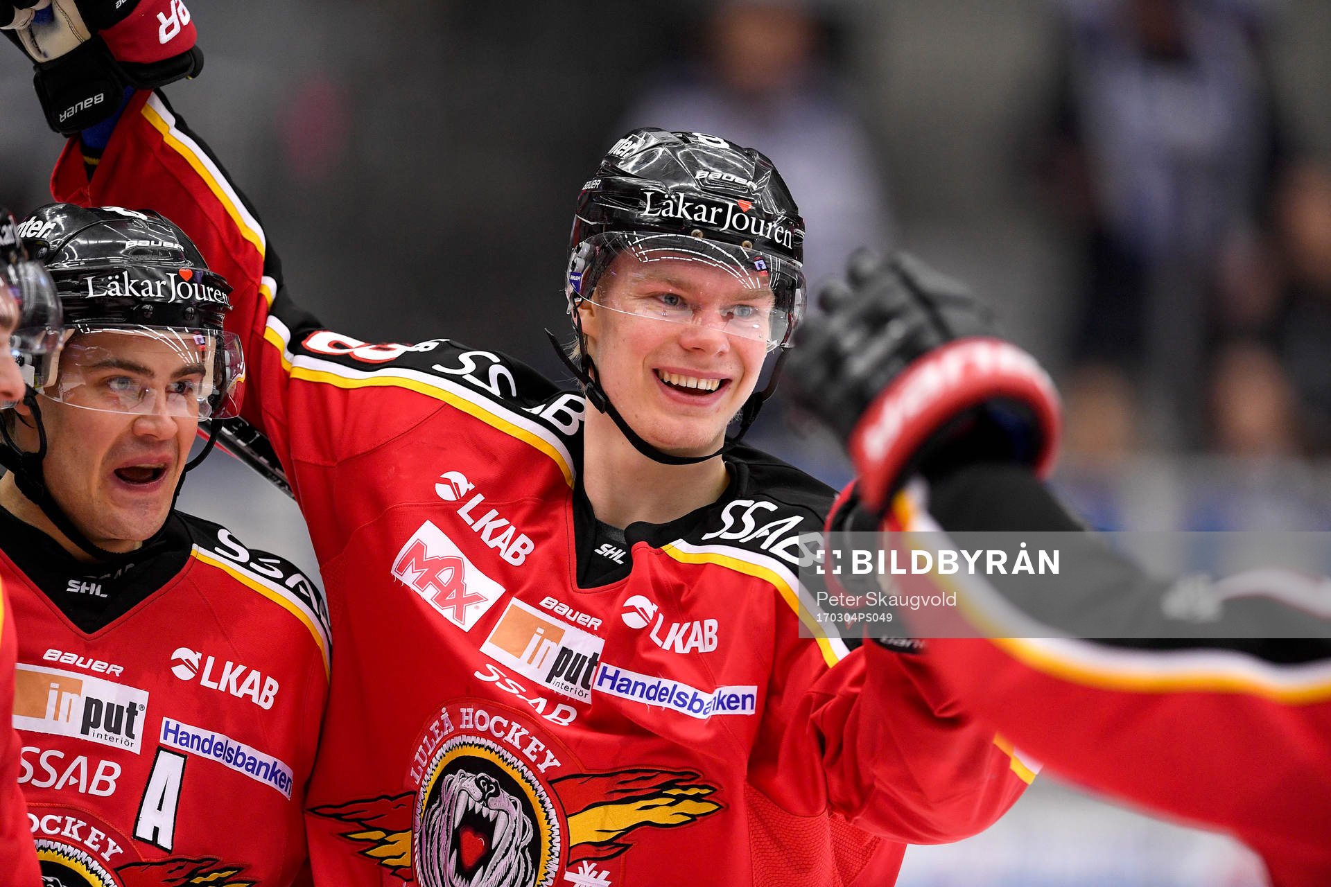 Luleås Christopher Mastomäki jublar