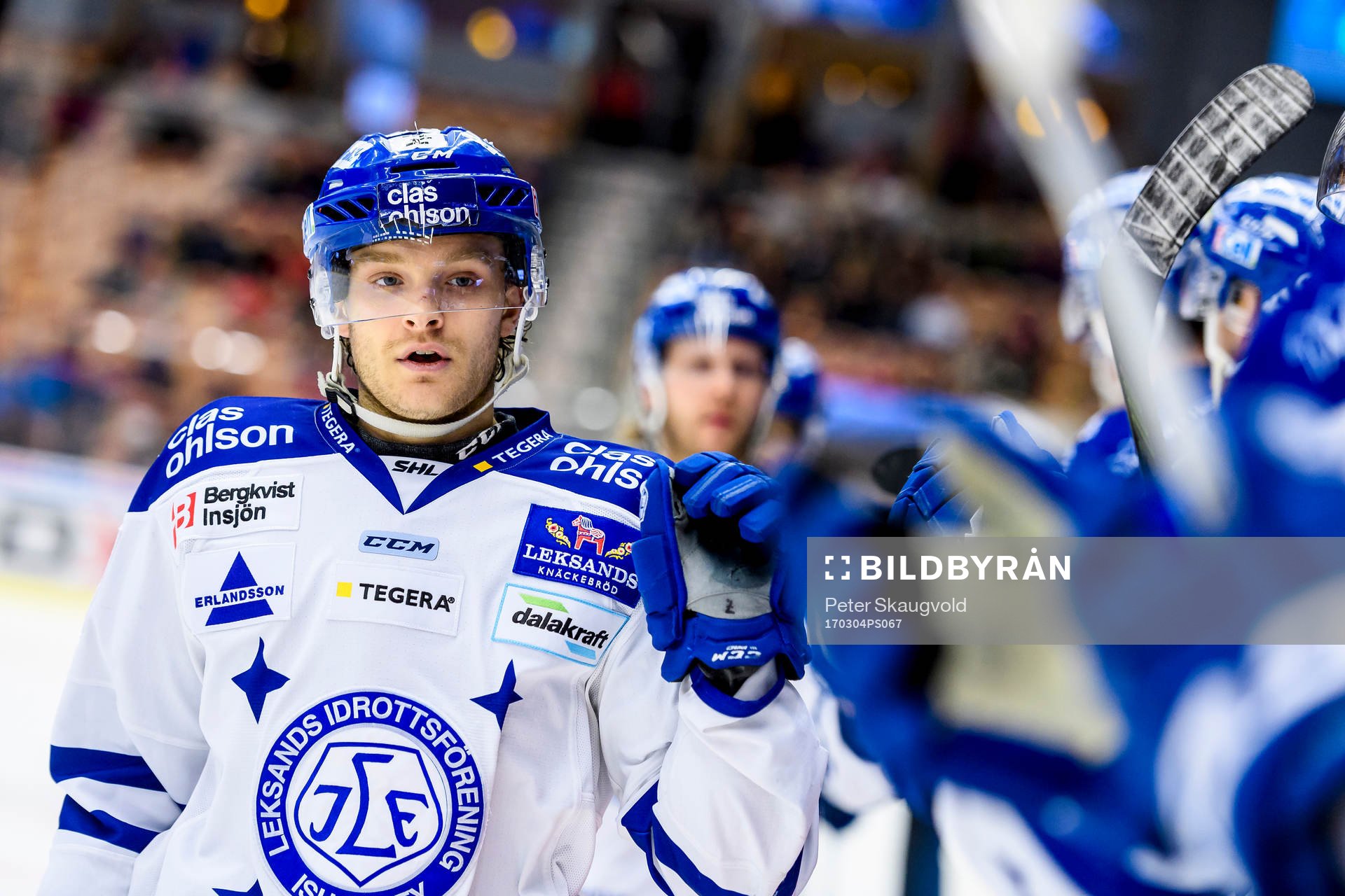 Leksands Johan Olofsson jublar