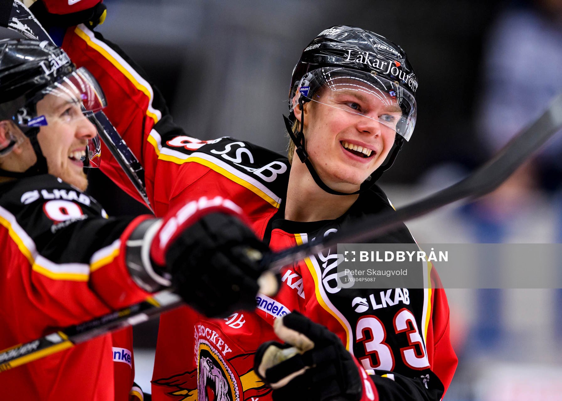 Luleås Christopher Mastomäki jublar