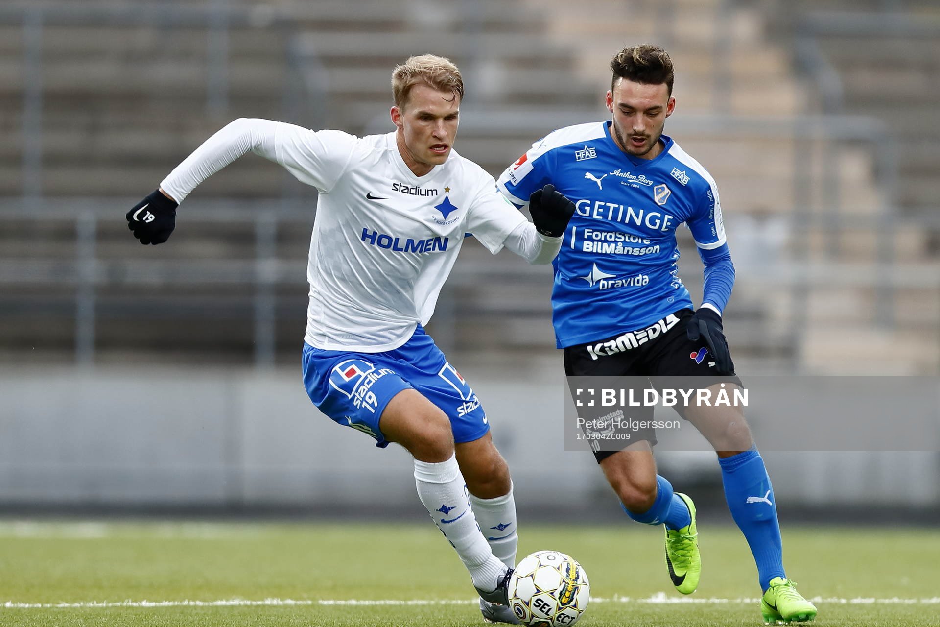 Norrköpings Sebastian Andersson och Halmstads Sead