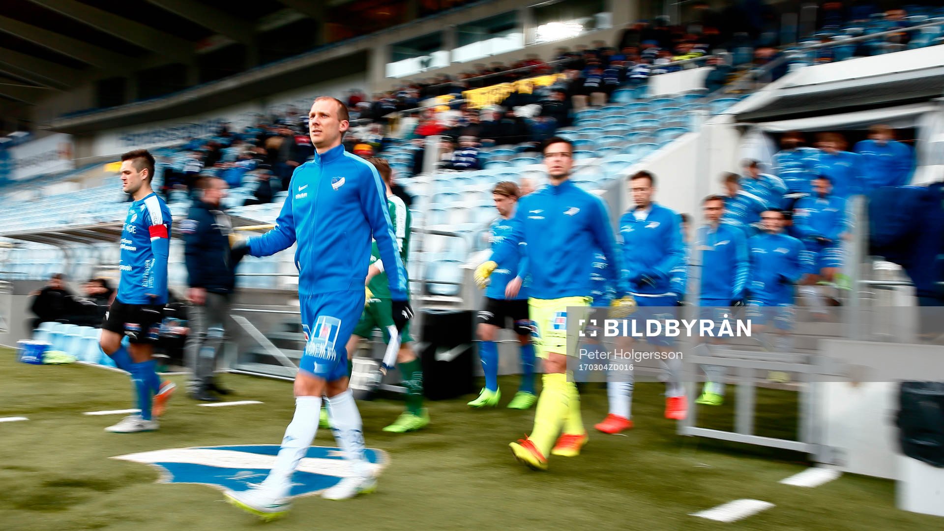 Norrköpings Andreas Johansson tågar in med laget