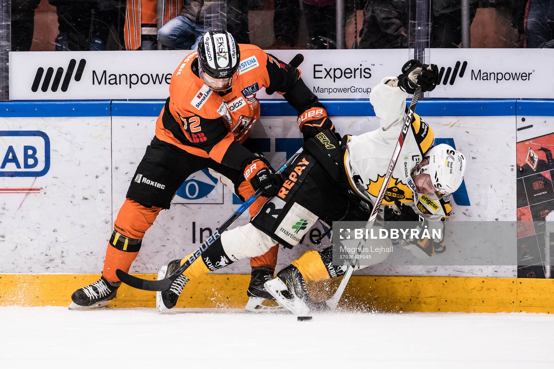 Karlskronas Joachim Rohdin och Skellefteås Sebastian Aho