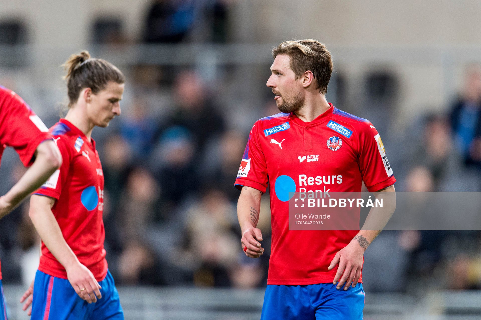 Helsingborgs Martin Christensen och Jesper Lange