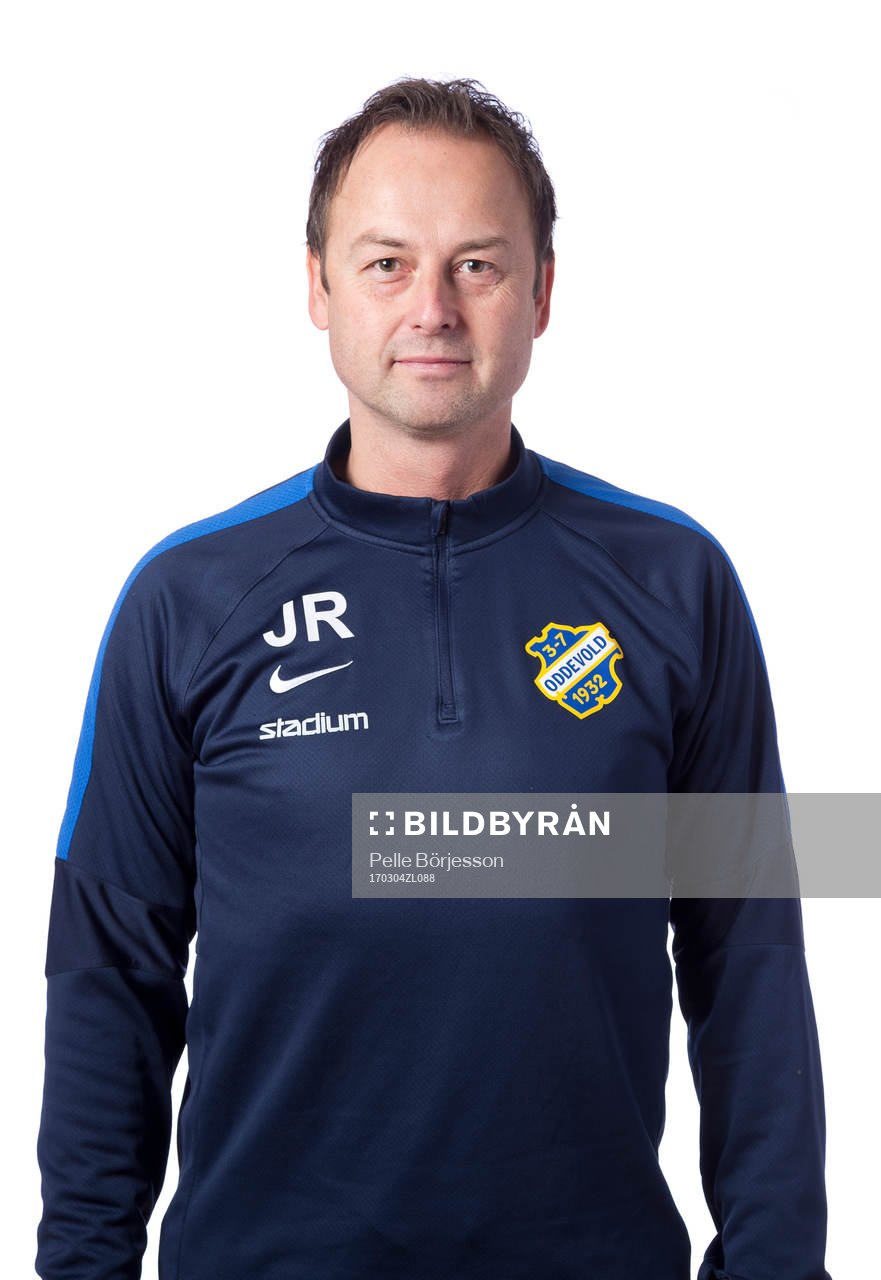 Oddevolds tränare Jonas Rehnberg poserar för ett porträtt den 4 mars 2017 i Uddevalla.