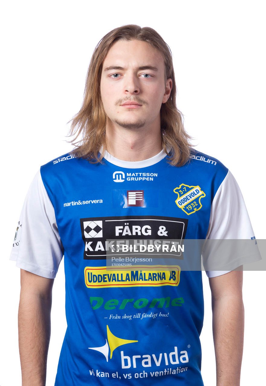 Oddevolds Hampus Furublad poserar för ett porträtt den 4 mars 2017 i Uddevalla.