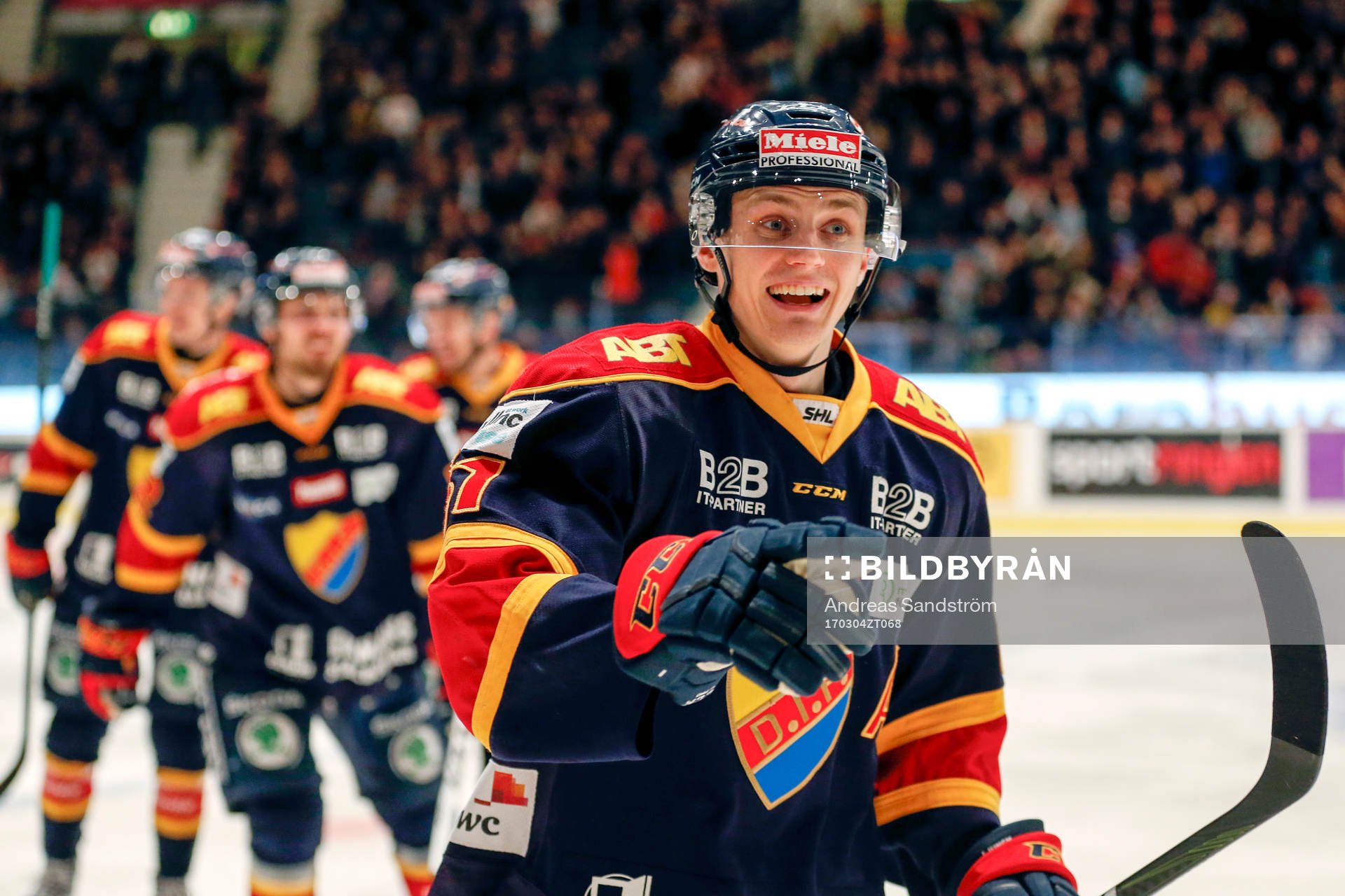 Djurgårdens Markus Ljungh jublar