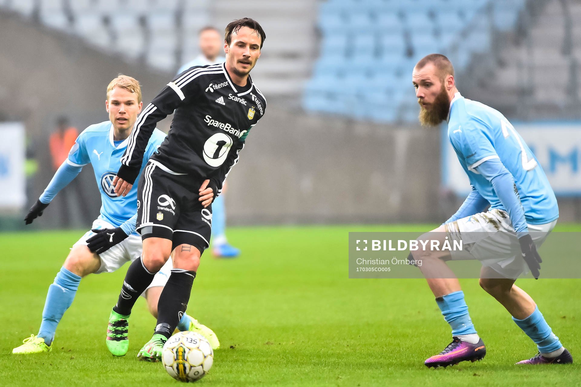Rosenborgs Mike Jensen, Malmö FFs Oscar Lewicki  och Jo