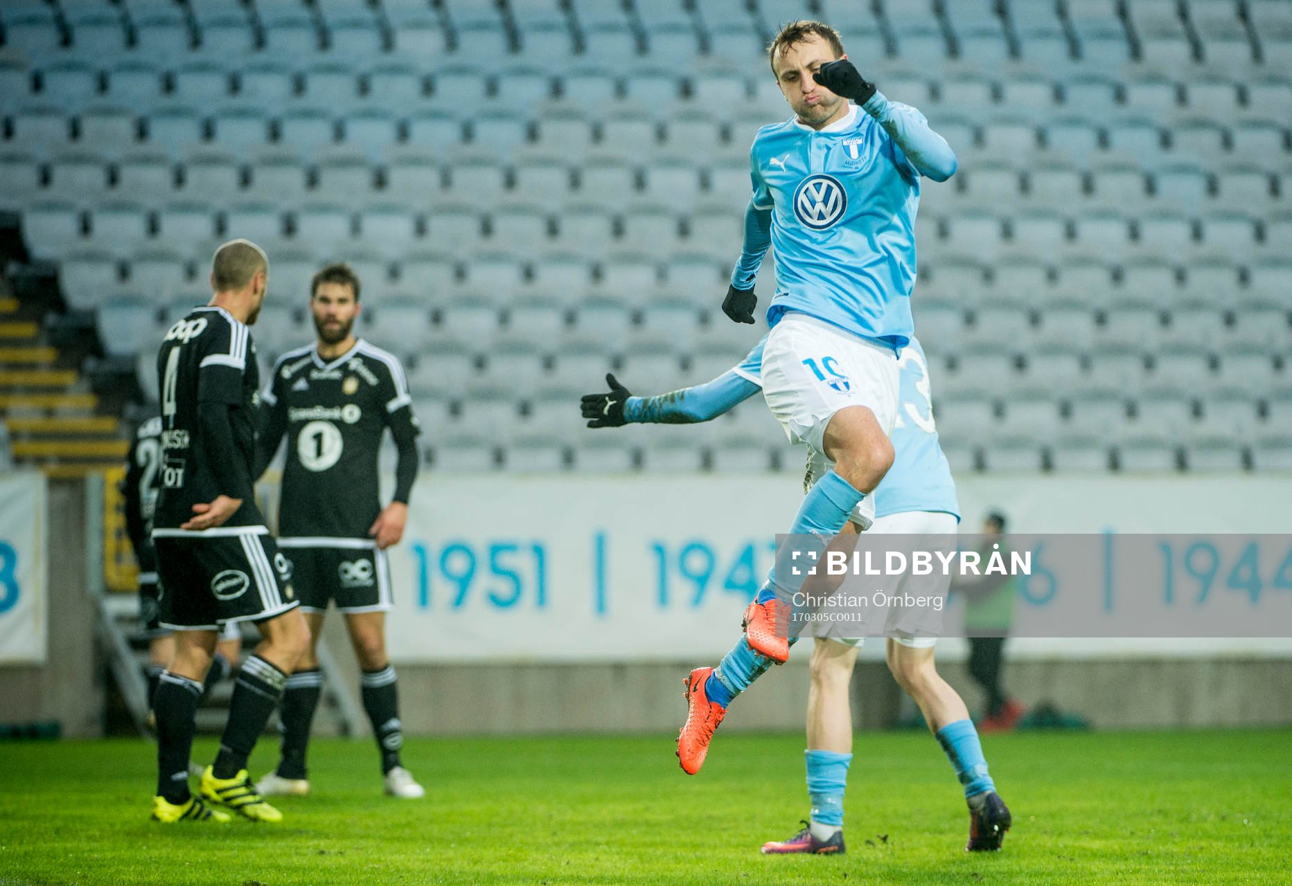 Malmö FFs Magnus Wolff Eikrem jublar