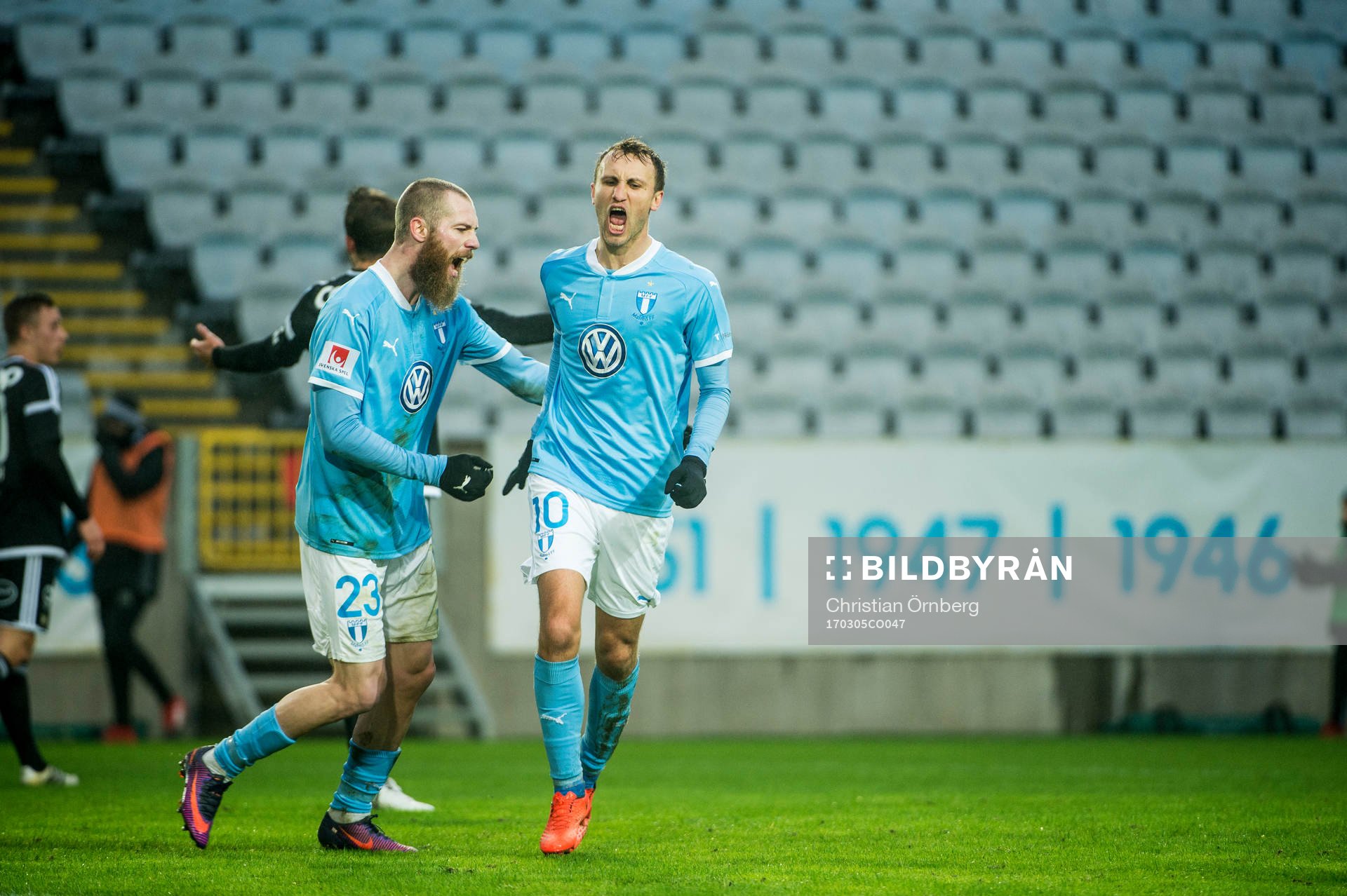 Malmö FFs Magnus Wolff Eikrem jublar