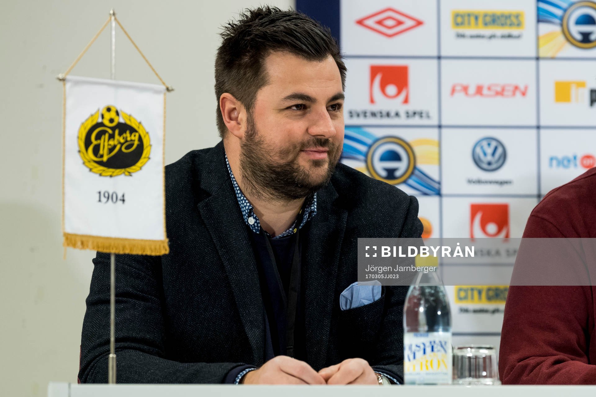 Vedad Aganovic, Framtid Tillsammans IF Elfsborg under IF Elfsborgs pressträff om IOP (Idéburet Offentligt Partnerskap) den 5 mars 2017 i Borås.