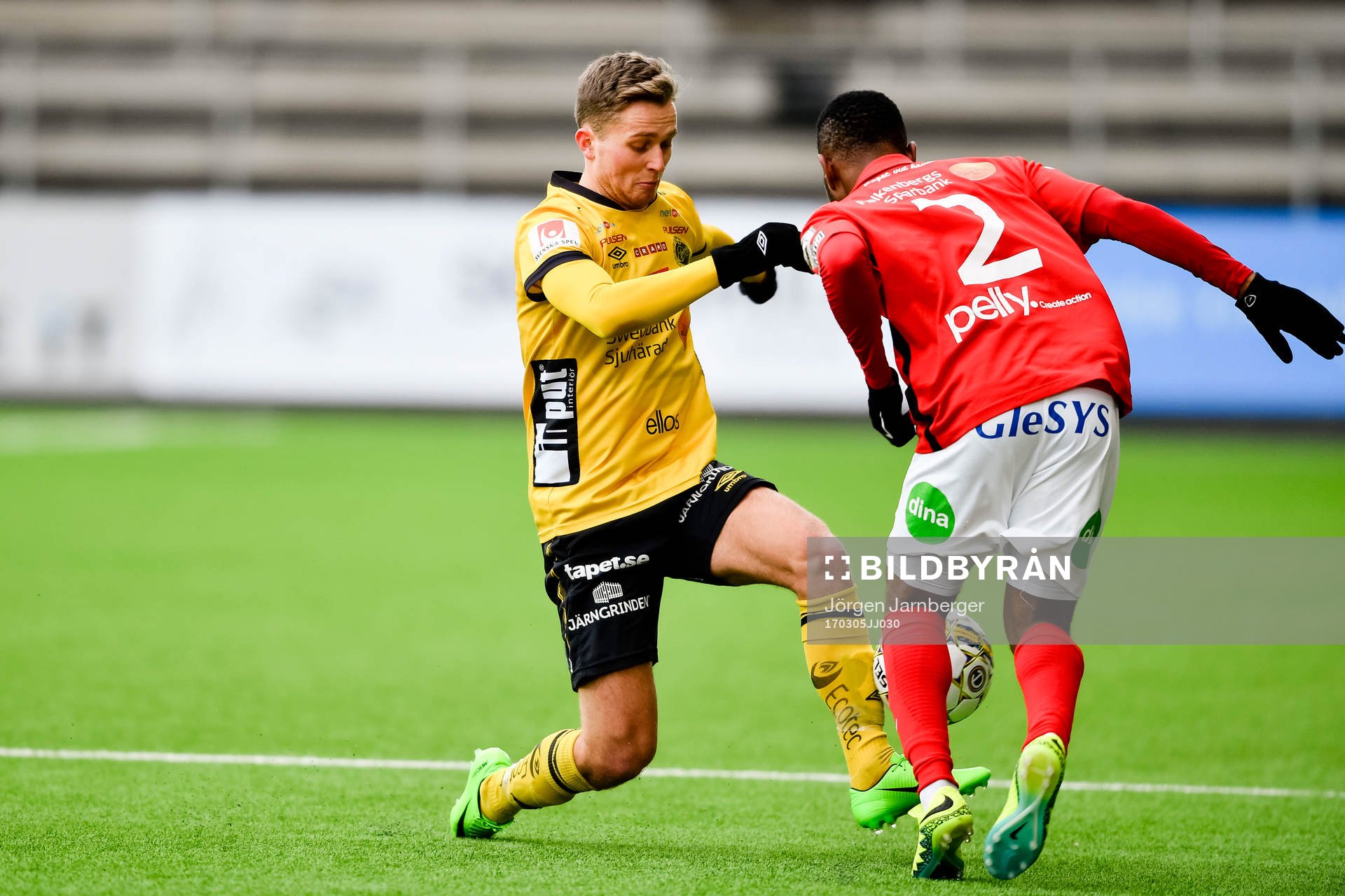 Elfsborgs Oscar Iglicar Berntsson och Falkenbergs Rasmus