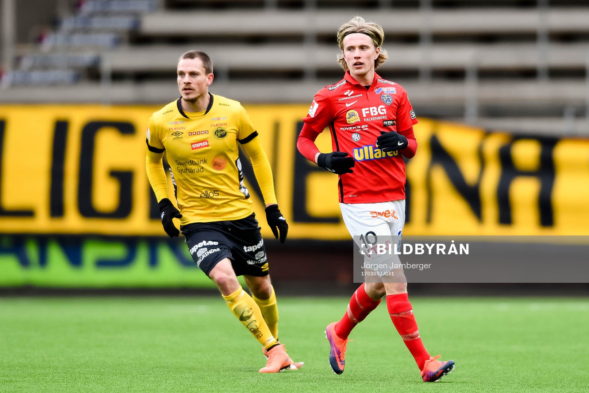Falkenbergs Amin Nazari och Elfsborgs Jörgen Horn