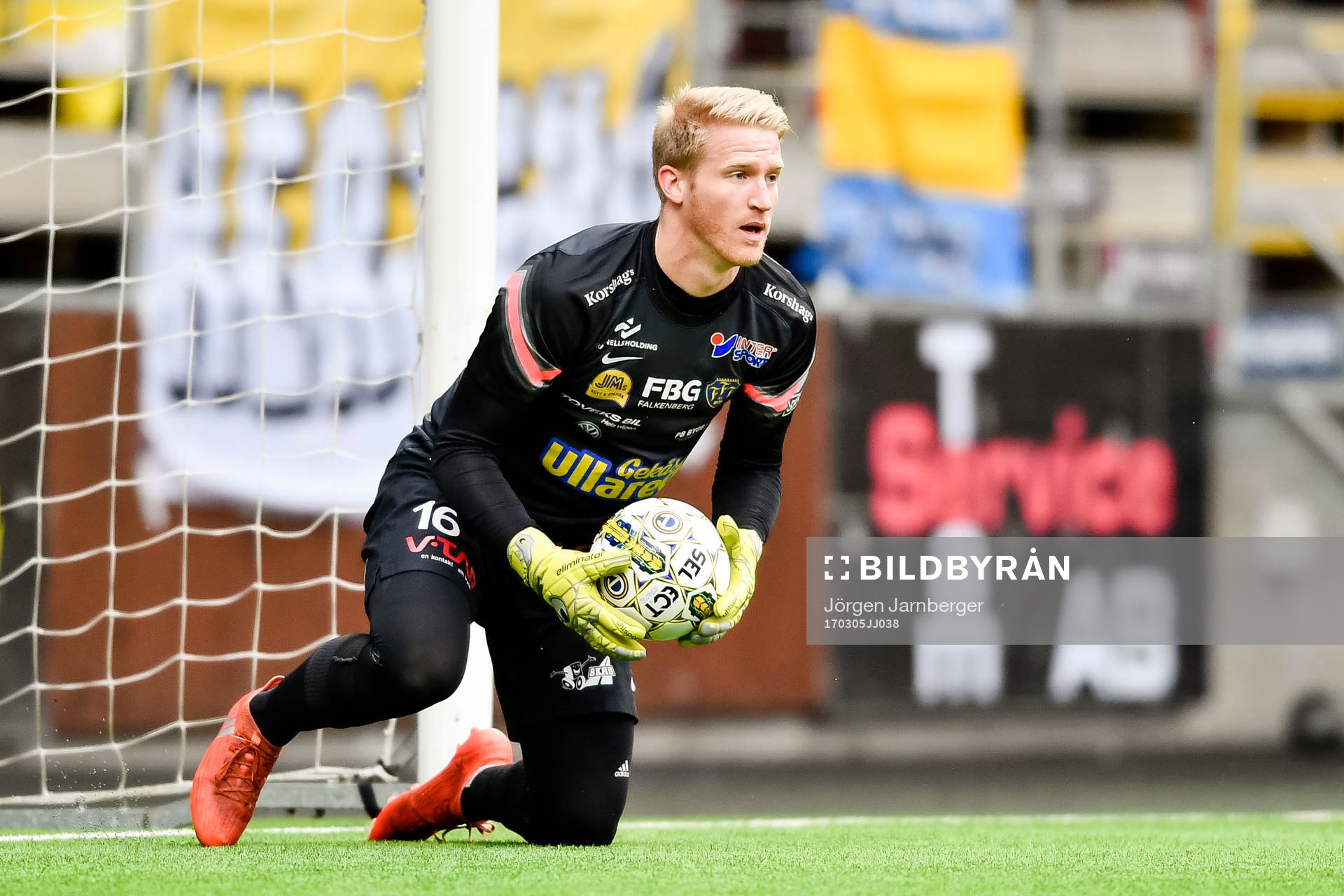 Falkenbergs målvakt Hampus Nilsson