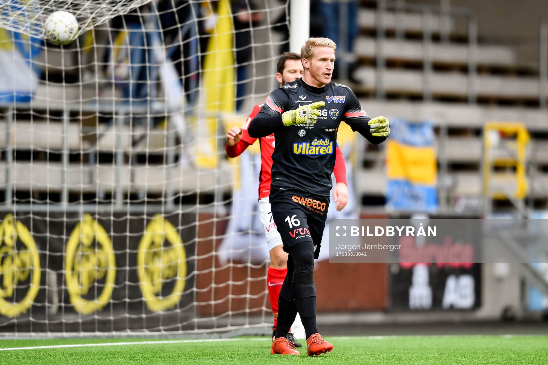 Falkenbergs målvakt Hampus Nilsson