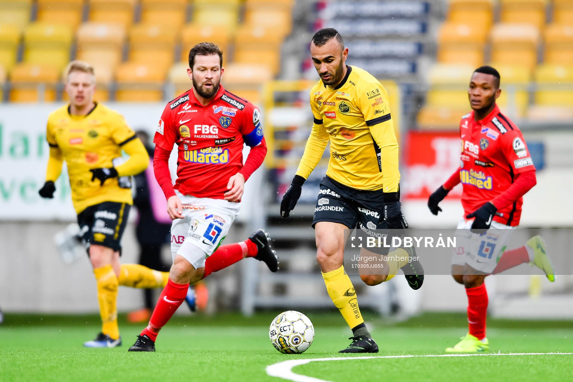 Elfsborgs Issam Jebali och Falkenbergs David Svensson