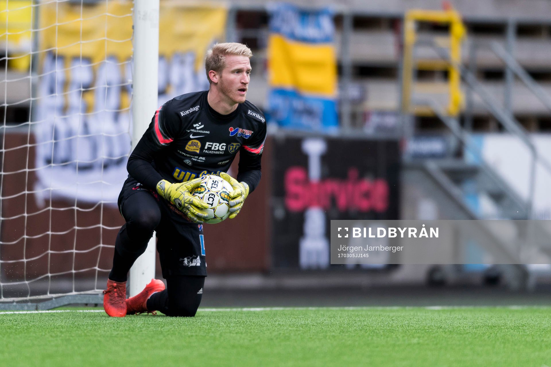 Falkenbergs målvakt Hampus Nilsson