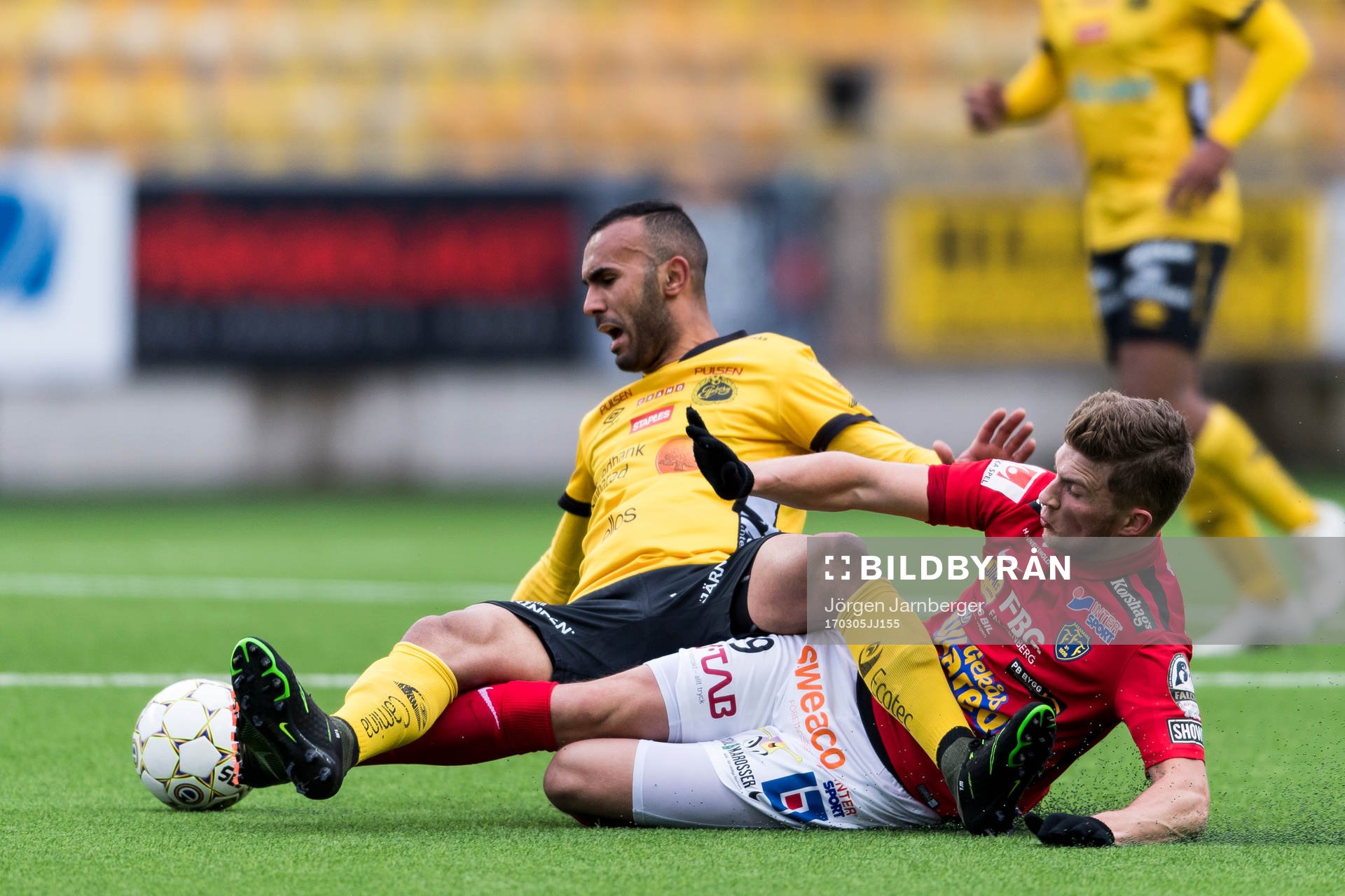 Falkenbergs Erik Pärsson och Elfsborgs Issam Jebali