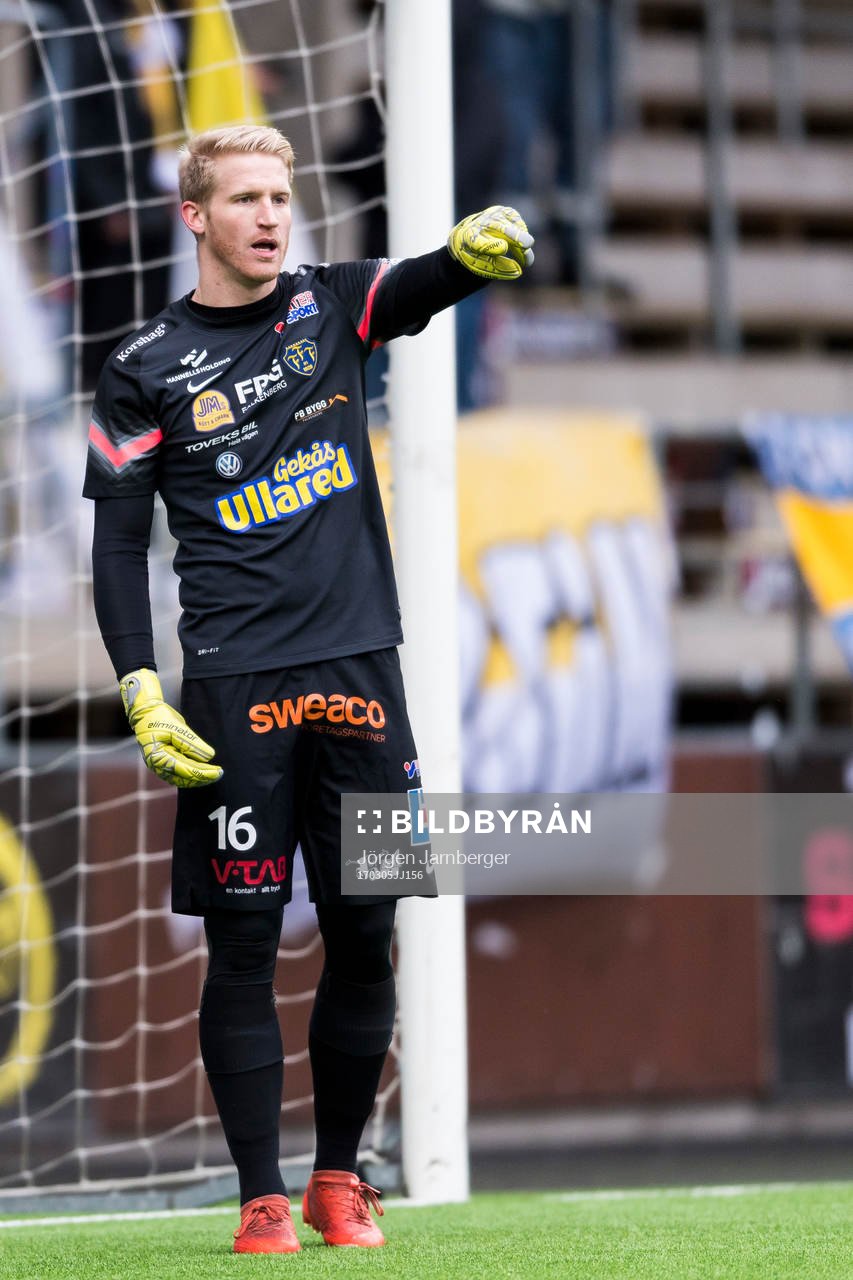 Falkenbergs målvakt Hampus Nilsson