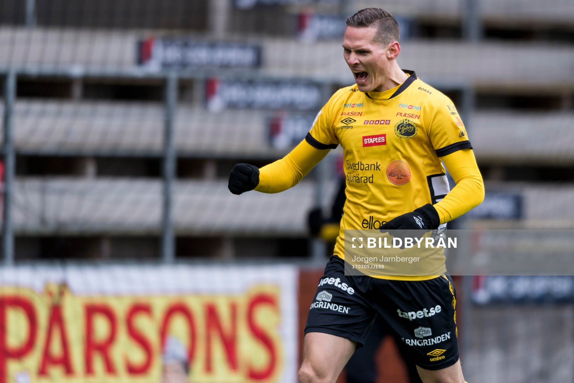 Elfsborgs Jon Jönsson jublar