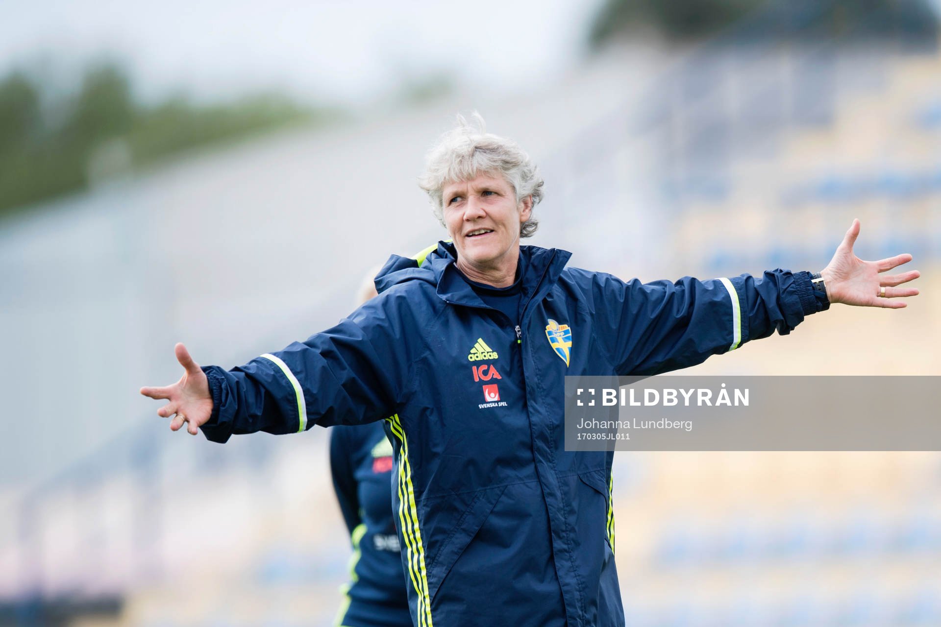 Sveriges förbundskapten Pia Sundhage