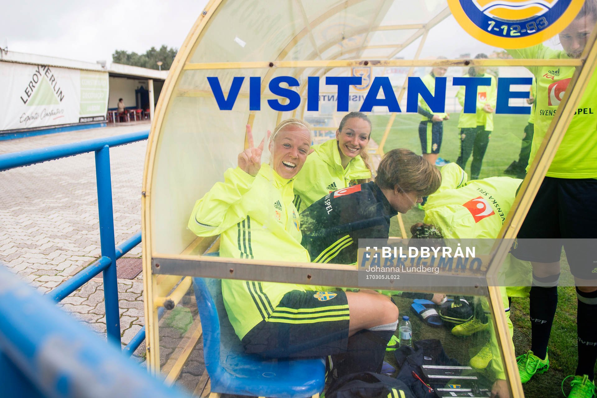 Sveriges Caroline Seger och Kosovare Asllani