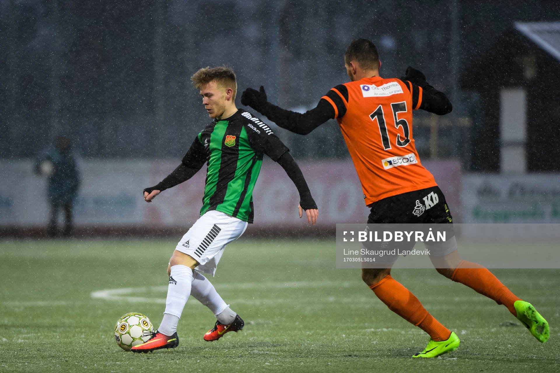 GAIS Andreas Petersson och Kristianstads Albert Ejupi