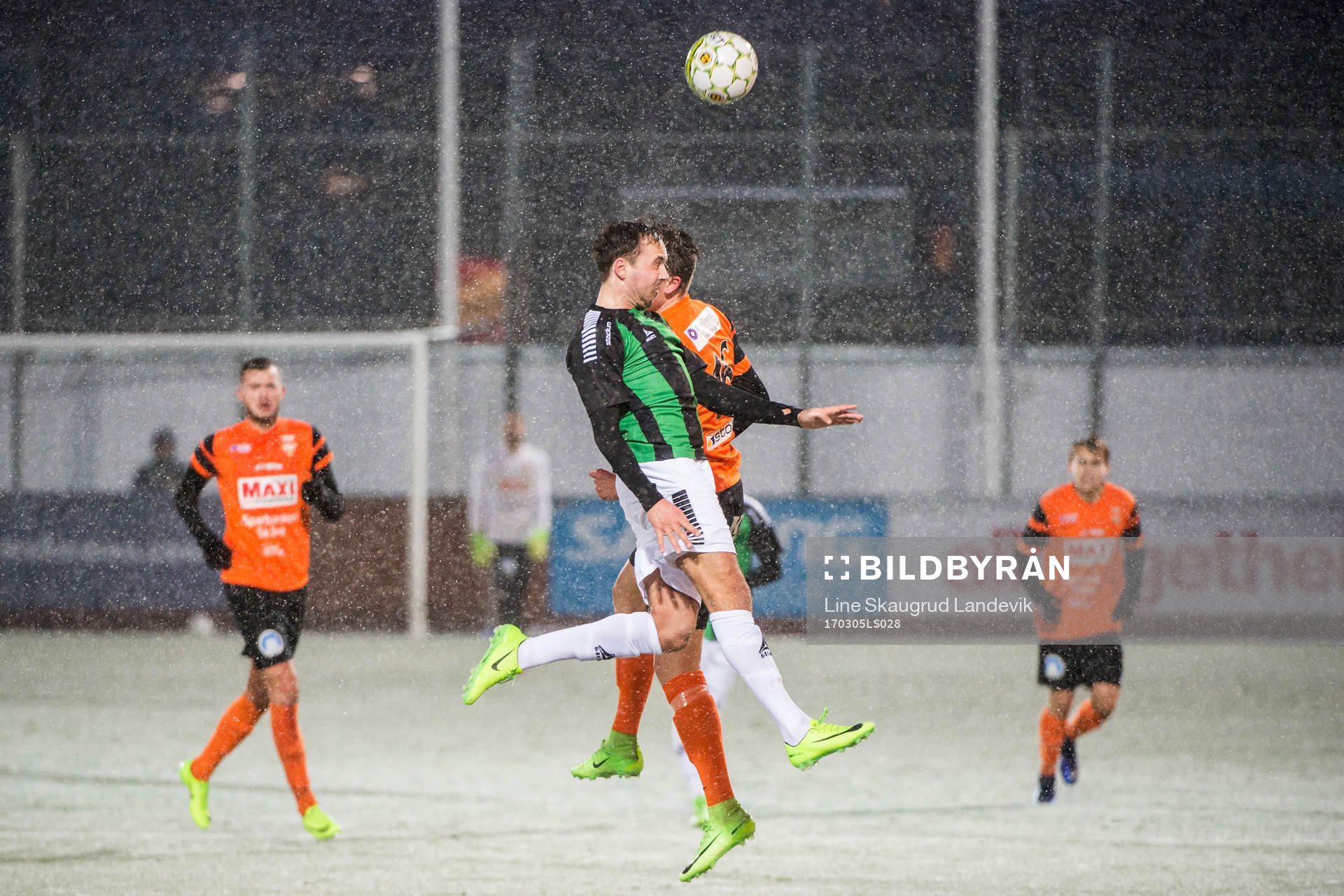 GAIS Sebastian Möller under fotbollsmatchen i Svenska Cupen mellan GAIS och Kristianstad FC den 5 mars 2017 i Göteborg.