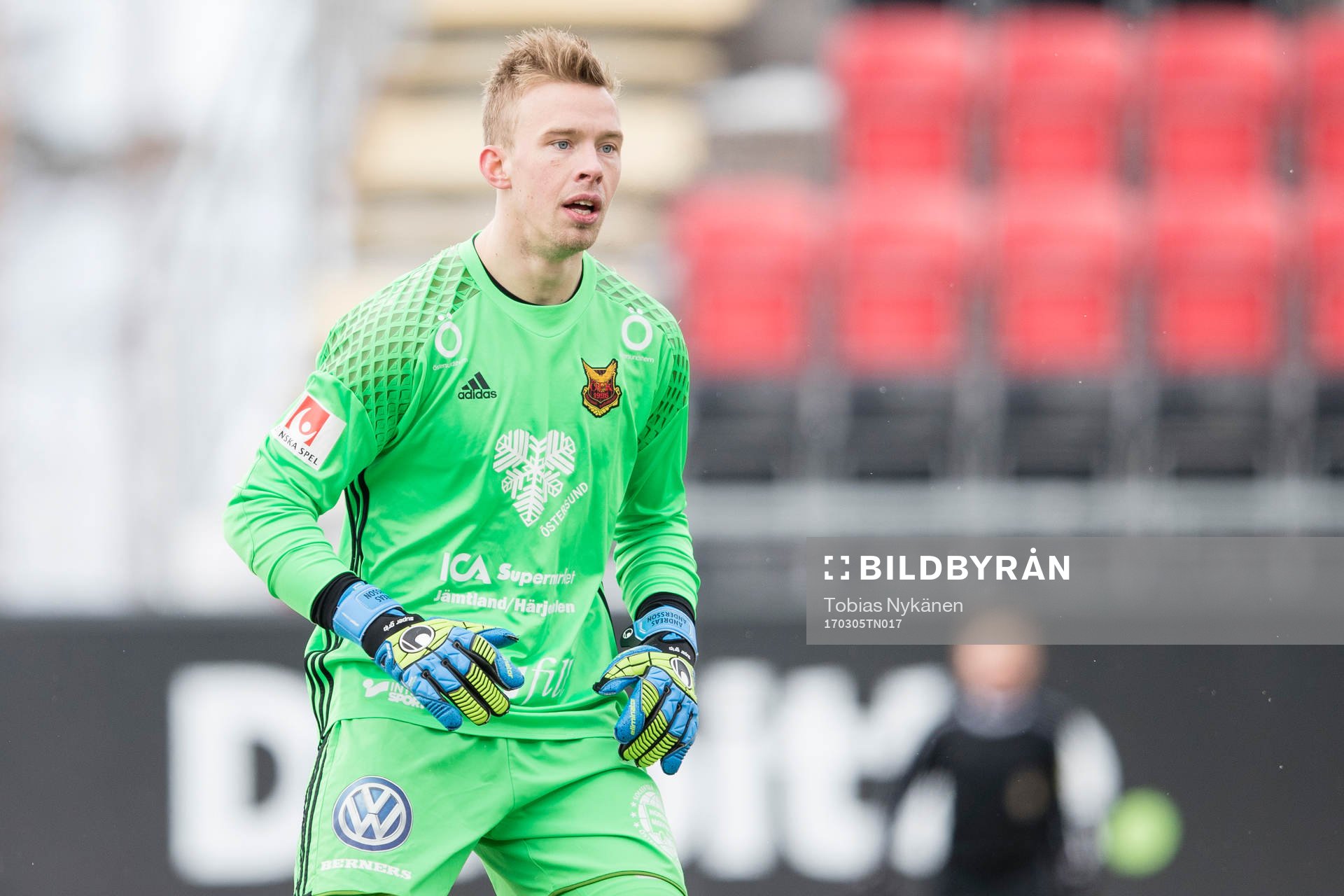 Östersunds målvakt Andreas Andersson